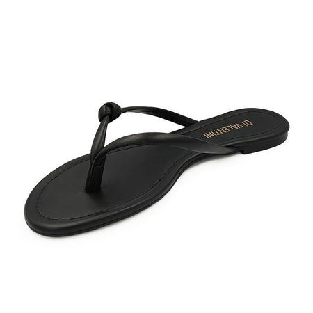 Chinelo Di Valentini Sandália Rasteira Preto 4432 Imagem de Chinelo Di Valentini Sandália Rasteira Preto 4432