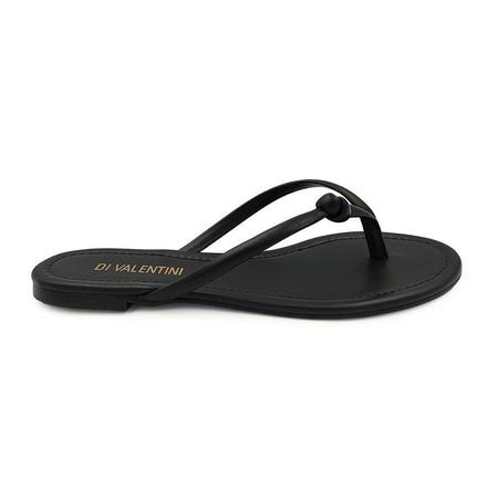 Chinelo Di Valentini Sandália Rasteira Preto 4432 Imagem de Chinelo Di Valentini Sandália Rasteira Preto 4432