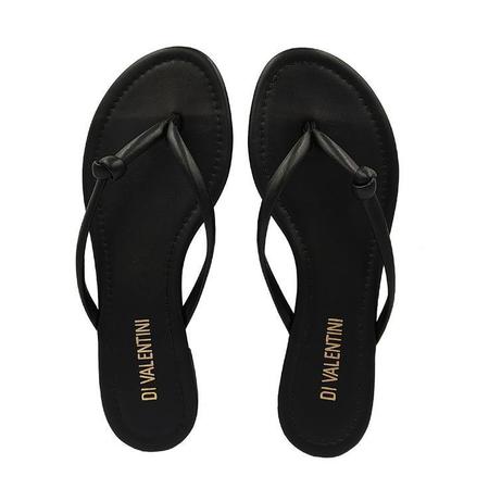 Chinelo Di Valentini Sandália Rasteira Preto 4432 Imagem de Chinelo Di Valentini Sandália Rasteira Preto 4432