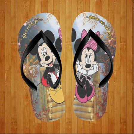 Imagem de Chinelo Dia dos namorados Mickey e Minnie