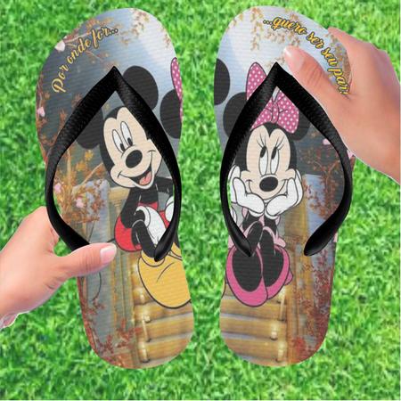 Imagem de Chinelo Dia dos namorados Mickey e Minnie