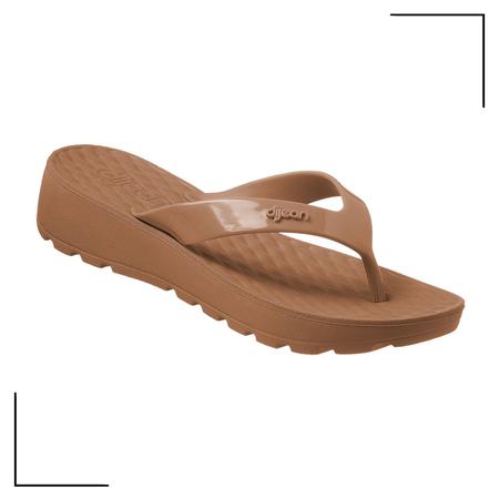 Chinelo plataforma dijean preto 2025