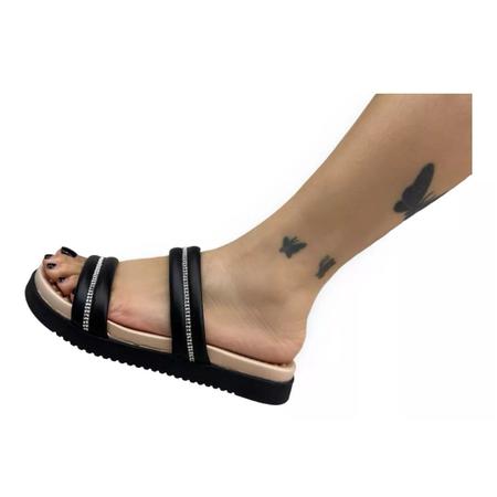 Imagem de Chinelo Feminina Modare Salto Flatform Brilho Slide 7178.108