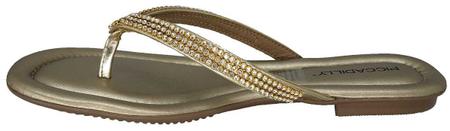Chinelo Feminino Com Pedras na Tala Sola Micro Gel Piccadilly 425070 Imagem de Chinelo Feminino Com Pedras na Tala Sola Micro Gel Piccadilly 425070