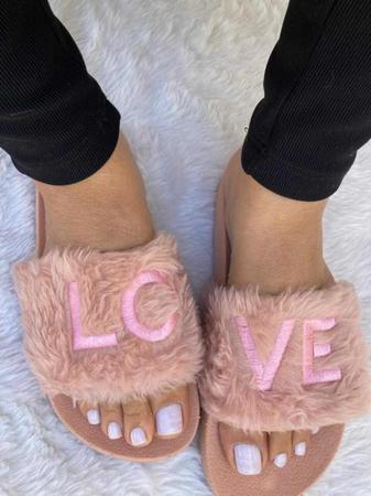Chinelo com store pelinho puma