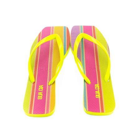Chinelo Feminino Sua Cia 8503.17003 - Verde E Rosa Imagem de Chinelo Feminino Sua Cia 8503.17003 - Verde E Rosa