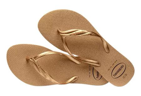 Chinelo Havaianas Fantasia Gloss Fc Areia (sandália) Imagem de Chinelo Havaianas Fantasia Gloss Fc Areia (sandália)