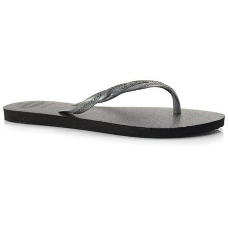 Chinelo Havaianas Fantasia Gloss Preto 4145643 Imagem de Chinelo Havaianas Fantasia Gloss Preto 4145643