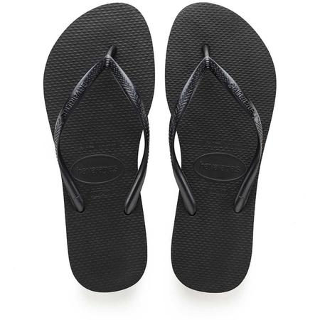 Chinelo Havaianas Feminino SLIM 41/2 Preto Imagem de Chinelo Havaianas Feminino SLIM 41/2 Preto
