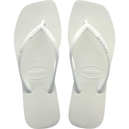 Imagem de Chinelo Havaianas Feminino SLIM Square 39/0 Branco