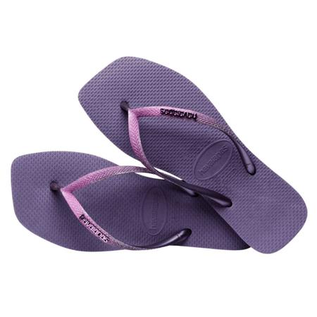 Imagem de Chinelo Havaianas Feminino Slim Square Glitter Com NF