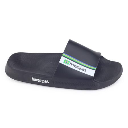 Chinelo Havaianas H Slide Classic BR FC 4147319 Anatômica Imagem de Chinelo Havaianas H Slide Classic BR FC 4147319 Anatômica