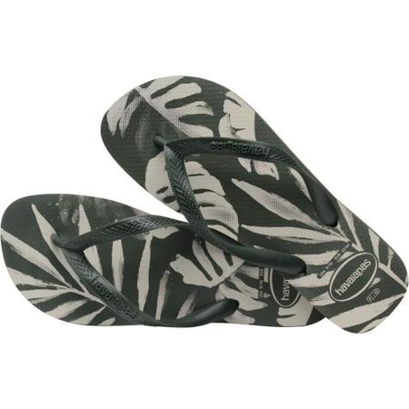 Imagem de Chinelo Havaianas Masculino Aloha 37/38 Verde Oliva