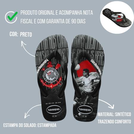 Chinelo Havaianas Original Top Times Corinthians Imagem de Chinelo Havaianas Original Top Times Corinthians