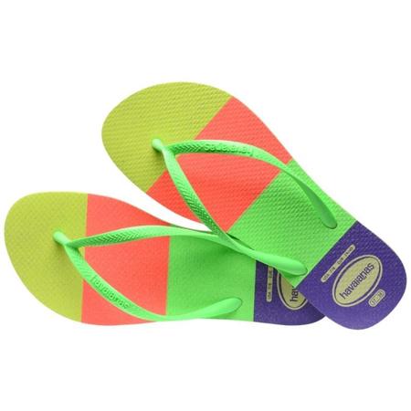 Chinelo Havaianas Slim Neon Glow 904 Imagem de Chinelo Havaianas Slim Neon Glow 904