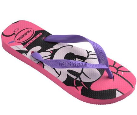 Imagem de Chinelo Havaianas Top Disney - Rosa/Rosa - Tam 31/32