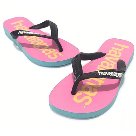 Chinelo Havaianas Top Logomania 2 Infantil Original Imagem de Chinelo Havaianas Top Logomania 2 Infantil Original