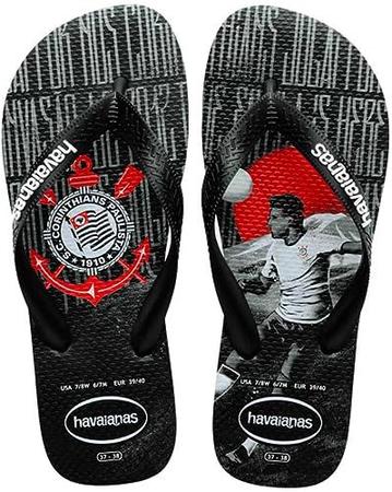 Chinelo Havaianas Top Times Corinthians Timão Dia dos Pais Imagem de Chinelo Havaianas Top Times Corinthians Timão Dia dos Pais