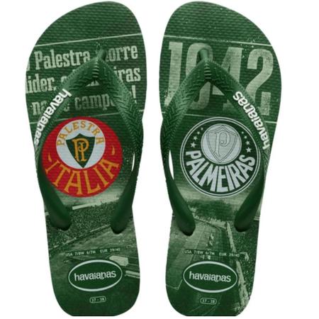 Imagem de Chinelo Havaianas Top Times Palmeiras Fc Amazonia