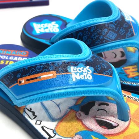 Chinelo Infantil Luccas Neto Land Super Flop Grendene Rosa