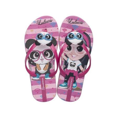 Chinelo Infantil Grendene Kids Ipanema Luluca - Rosa