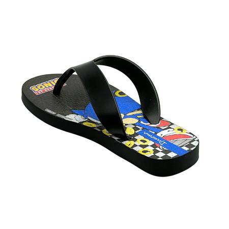 Chinelo Ipanema Infantil Menino Sonic Game 26958-At364 Azul - pittol