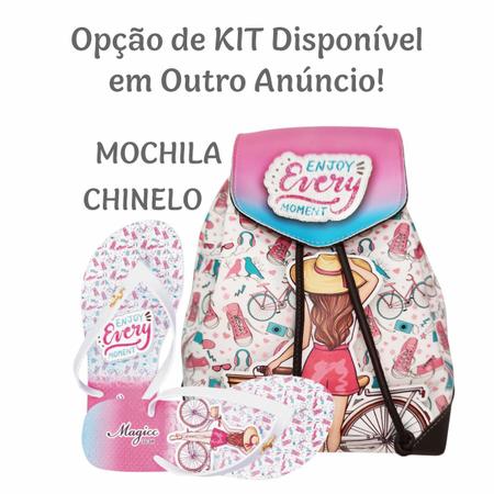Chinelo Juvenil Infantil Menina Sandália Bike, Magicc Imagem de Chinelo Juvenil Infantil Menina Sandália Bike, Magicc