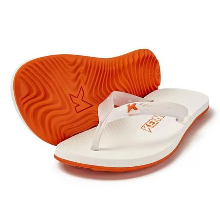 Chinelo Kenner New Summer DGX-02 Branco Laranja Imagem de Chinelo Kenner New Summer DGX-02 Branco Laranja
