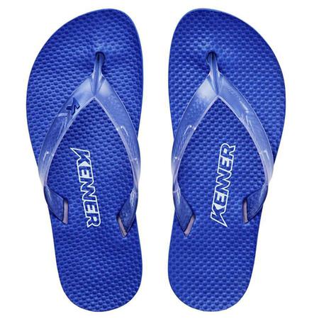 Chinelo Kenner New Summer Masculino - Branco e Azul Imagem de Chinelo Kenner New Summer Masculino - Branco e Azul