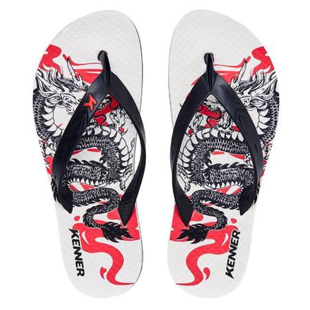 Imagem de Chinelo Kenner Summer Dragon Masculino - Preto e Vermelho