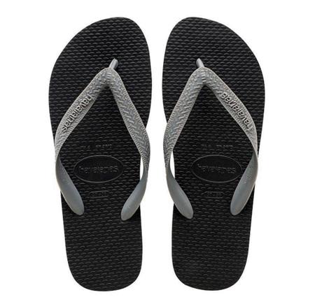 Imagem de Chinelo masculino adulto liso preto color mix Havaianas