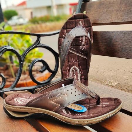 Chinelo hotsell pegada anilina