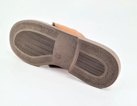 Chinelo Masculino Couro Natural Numeração Especial 3108 - rubra Imagem de Chinelo Masculino Couro Natural Numeração Especial 3108