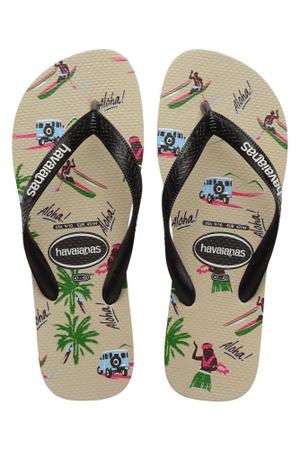Chinelo Masculino Havaianas Top Luwow Bege Imagem de Chinelo Masculino Havaianas Top Luwow Bege