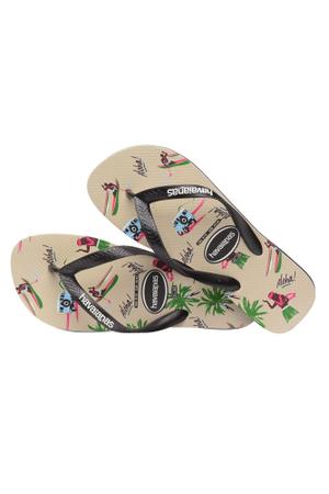 Chinelo Masculino Havaianas Top Luwow Bege Imagem de Chinelo Masculino Havaianas Top Luwow Bege