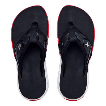 Imagem de Chinelo Masculino Kenner Rakka Ultra Full Force - Vermelho/Branco/Preto