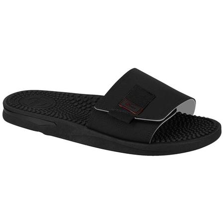 Imagem de Chinelo Masculino Slide Massageador Preto Cinza BR Sport 2254.104