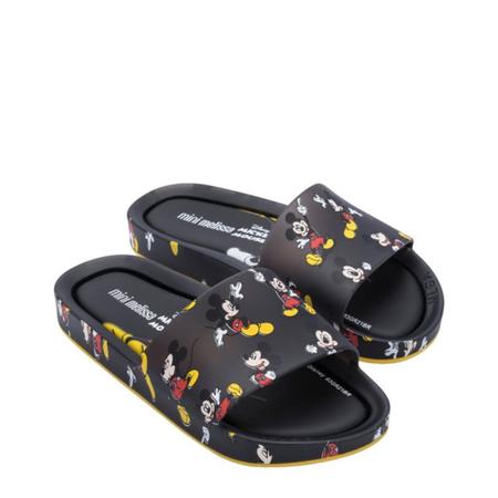 Chinelo Melissa Beach Slide Mickey Minnie Mouse Pluto Pateta