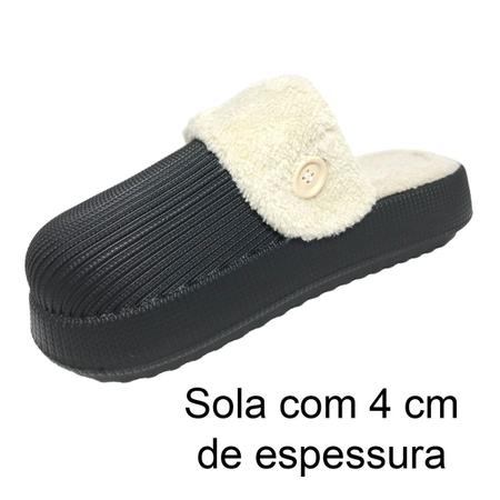 Imagem de Chinelo Nuvem Pantufa Pelo Anatomico Macio Inverno BGX81x