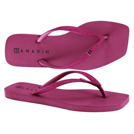 Imagem de Chinelo ramarim feminino solarize com brilho 23-1233