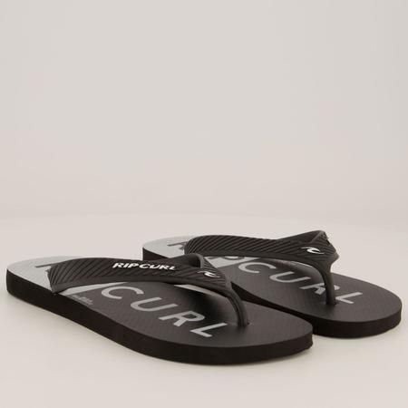 Chinelo Masculino Rip Curl Half N Half Large - Preto/Branco - Raízes Surf