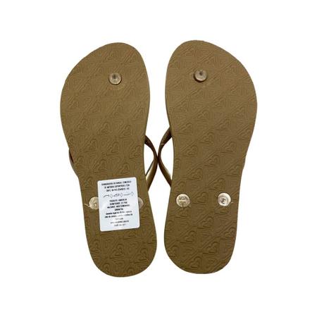 Chinelo Roxy Bermuda III Dourado Imagem de Chinelo Roxy Bermuda III Dourado