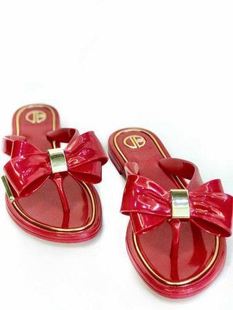 Chinelo Sandália Rasteira Rasteirinha Laço Praia Chic 4cores - So Pretty Shoes Imagem de Chinelo Sandália Rasteira Rasteirinha Laço Praia Chic 4cores