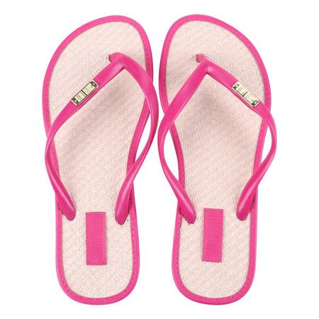 Chinelo Santa Lolla B sico Palha Feminino Chinelo Feminino