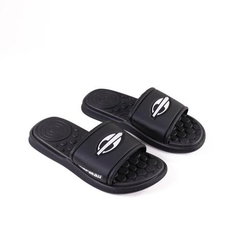 Chinelo Slide Infantil Mormaii Preto Imagem de Chinelo Slide Infantil Mormaii Preto
