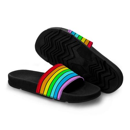 Chinelo Slide Personalizado Masculino LGBT - FIRE FOX Imagem de Chinelo Slide Personalizado Masculino LGBT