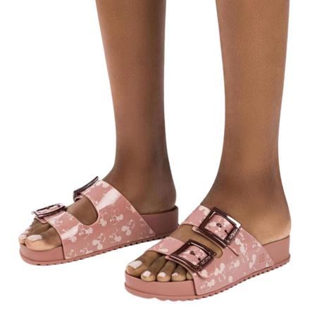 Chinelo Slide Zaxy Joy Mickey Partner Feminino Rosa Imagem de Chinelo Slide Zaxy Joy Mickey Partner Feminino Rosa