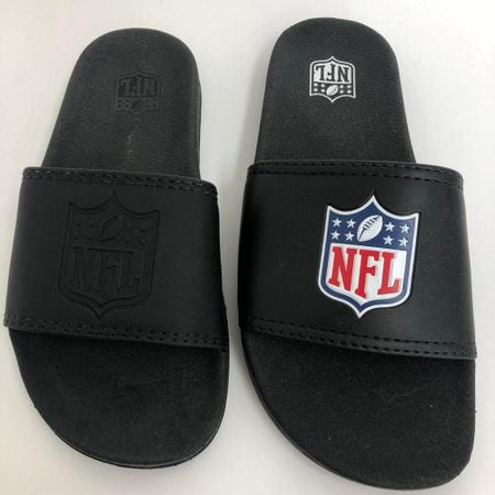 Imagem de Chinelo Slider Nfl - Preto/logocor