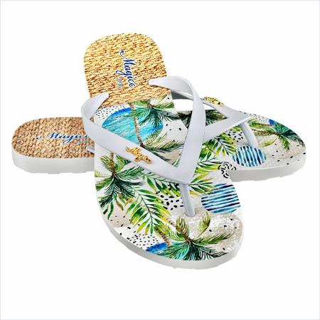 Imagem de Chinelo Tropical  Feminino Coqueiros Tropicais, Magicc