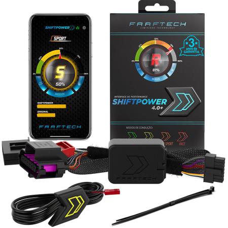Pedal Shift Power Ft-Sp05+ Modulo Acelerador Chip Plug E Play Bluetooth App